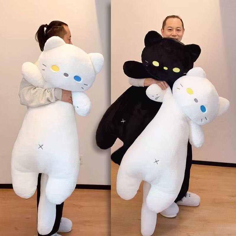 可爱猫咪造型大抱枕毛绒玩偶娃娃猫可夹腿超大号长条抱枕女生礼物