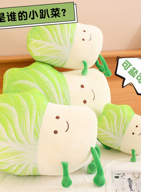 创意大白菜抱枕毛绒玩具生菜娃娃结婚礼公仔礼物手捧花小趴菜玩偶