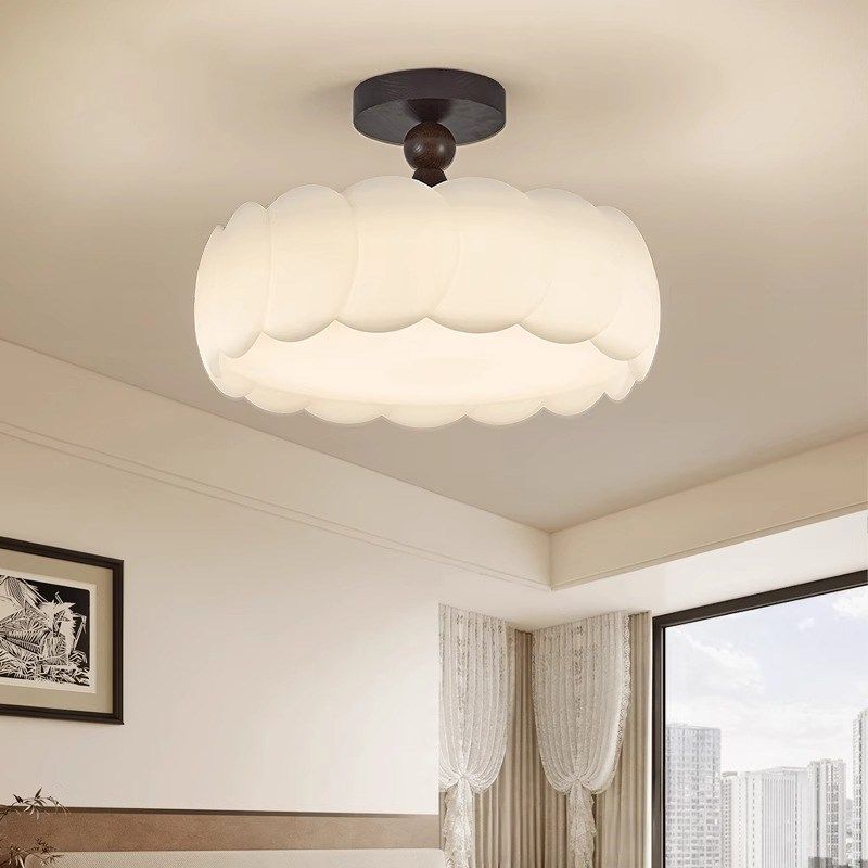 法式复古卧室吸顶灯中古奶油风主卧公主房全光谱led灯具现代简约,家装灯饰光源,餐厅/卧室/书房吸顶灯,淘宝优惠券,粉丝福利购,淘宝优惠卷