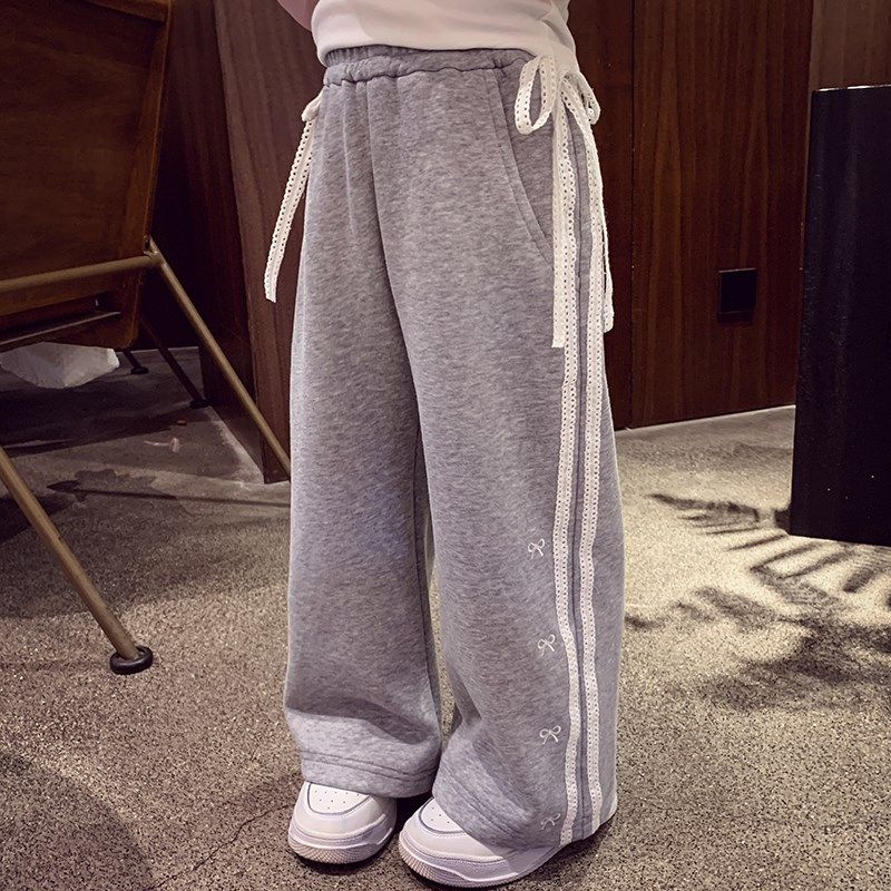 女童裤子秋装2024新款洋气儿童百E搭休闲运动裤小女孩韩版阔腿裤,童装/婴儿装/亲子装,裤子,淘宝优惠券,粉丝福利购,淘宝优惠卷