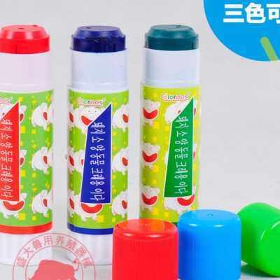 猪用记号蜡笔记w号笔红绿蓝三色猪身画笔兽用画笔标记蜡笔养殖场