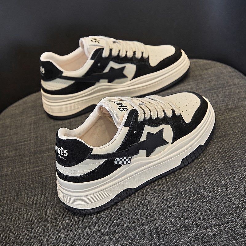 加宽大码女鞋40-43码2024年新款春季韩版平底板鞋百搭运动休闲,女鞋,休闲板鞋,淘宝优惠券,粉丝福利购,淘宝优惠卷