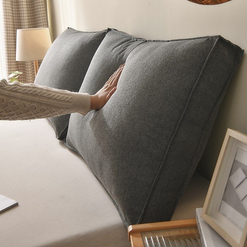 亚麻床头软包靠垫榻榻米2025新款床上靠背客厅沙发靠枕组合可拆洗,居家布艺,床头靠垫,淘宝优惠券,粉丝福利购,淘宝优惠卷