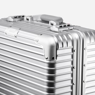 铝框万向轮拉杆箱18寸小型行李箱手提登机箱密码旅行箱子皮箱硬箱