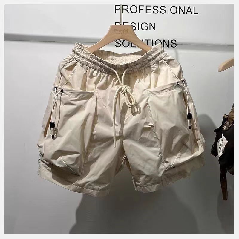 机外能风工d短裤男520夏季网衬亮面凉感速装干生阔腿户五分裤潮宽,男装,短裤,淘宝优惠券,粉丝福利购,淘宝优惠卷