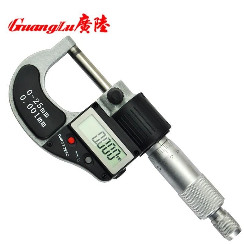 。广陆数显外径千分尺高精度0.001G测厚仪数显千分尺卡尺螺旋测微,户外/登山/野营/旅行用品,户外防护配件,淘宝优惠券,粉丝福利购,淘宝优惠卷