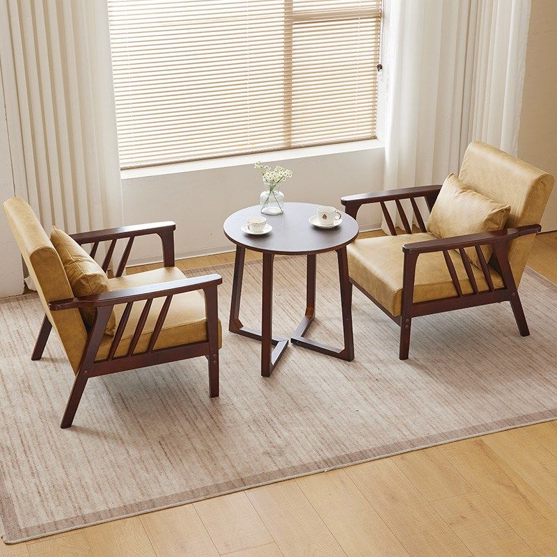 阳台椅实木休闲椅客厅卧室单人沙发网红民宿简约懒人Y躺椅茶几组,住宅家具,阳台椅,淘宝优惠券,粉丝福利购,淘宝优惠卷