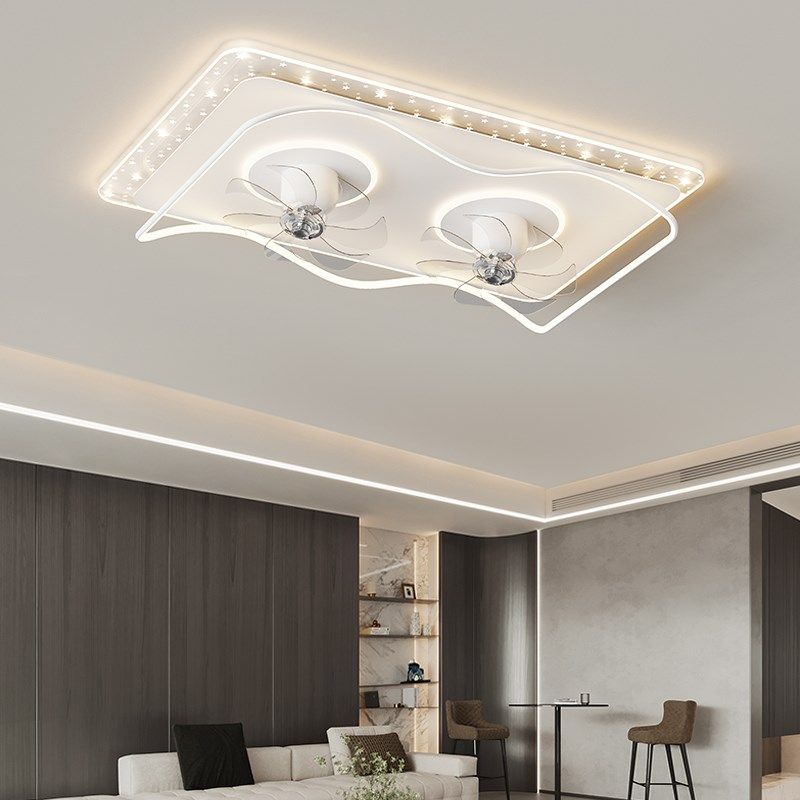 客厅风扇灯2024新款现代简约全光谱护眼静音餐厅吊扇灯卧室房间灯,家装灯饰光源,风扇灯,淘宝优惠券,粉丝福利购,淘宝优惠卷
