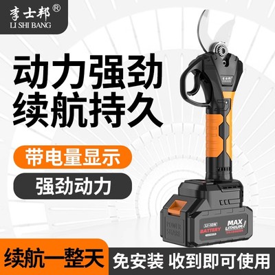 电动修枝剪刀果树充电式锂电全自动D电剪树枝高空专用果农园林神