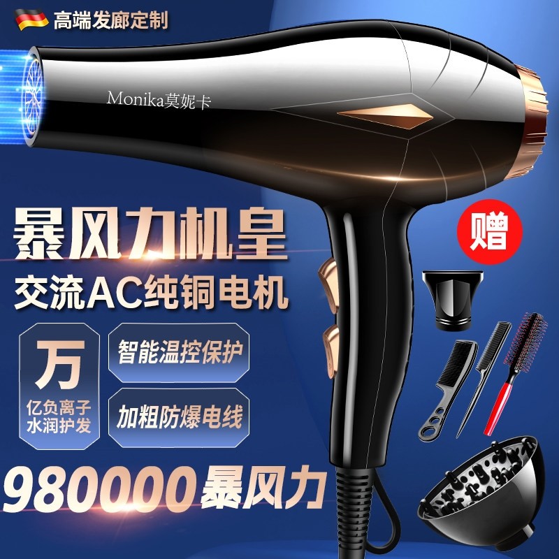 德国电吹风机家用大功率发廊专用店3500w风负离子护发速干筒理发