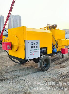 0.5方小型沥青混合机 农村铺路修井盖炒料拌合机 柴油燃烧器加热