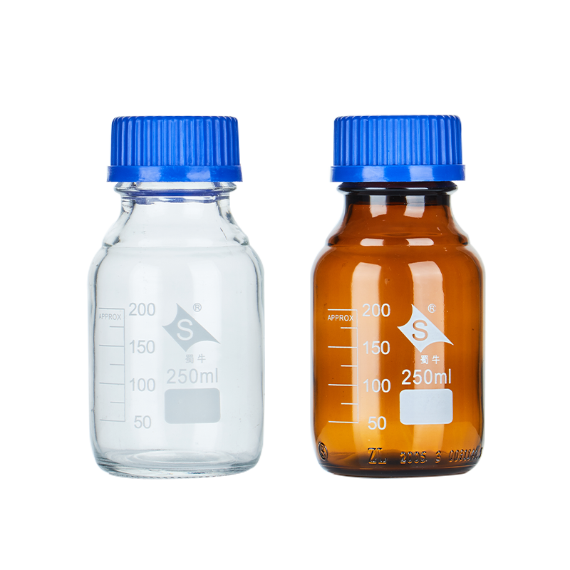 Labshark实验室蓝橙盖试剂瓶蜀牛