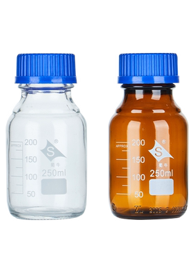Labshark实验室蓝橙盖试剂瓶蜀牛