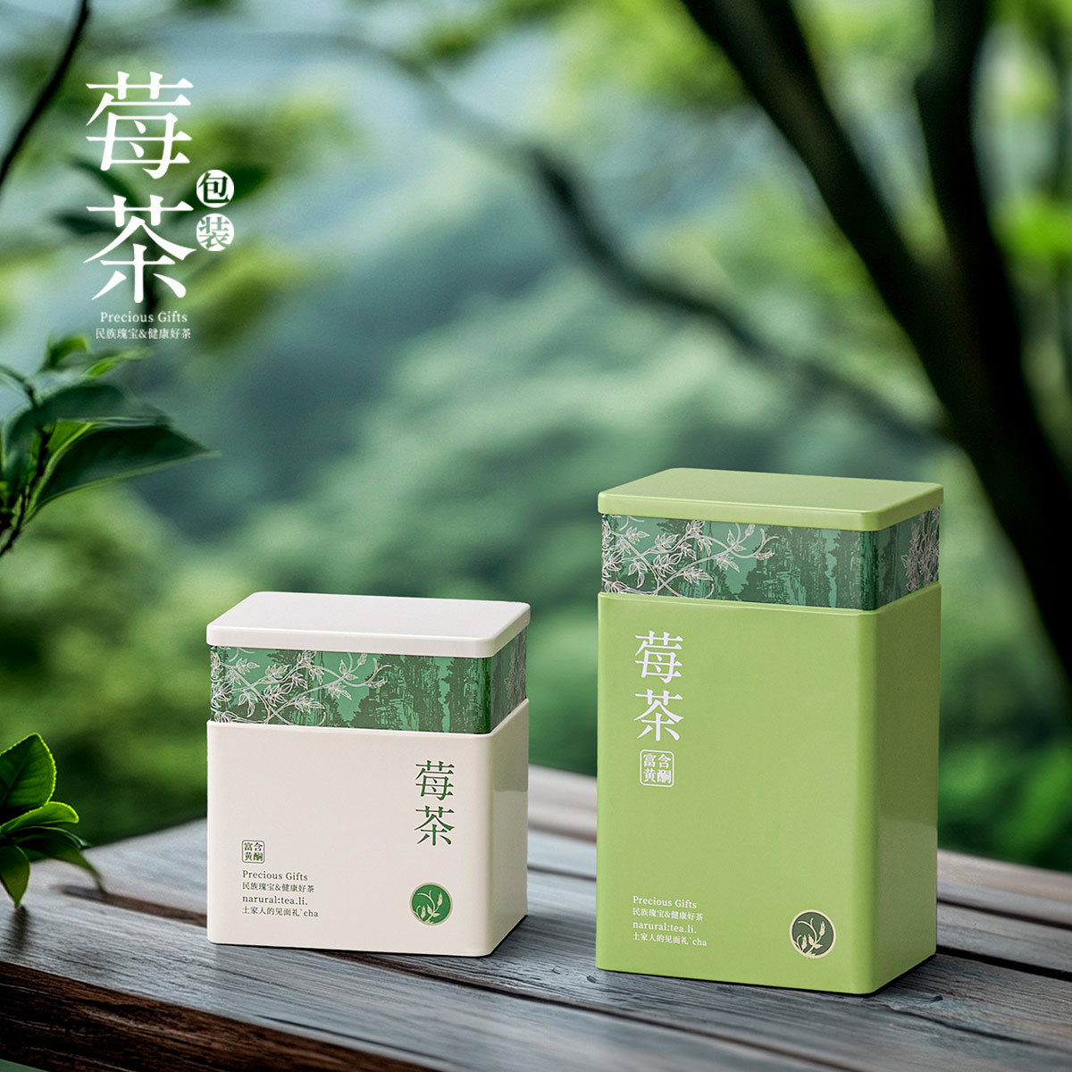 三两半斤装茶叶罐铁罐通