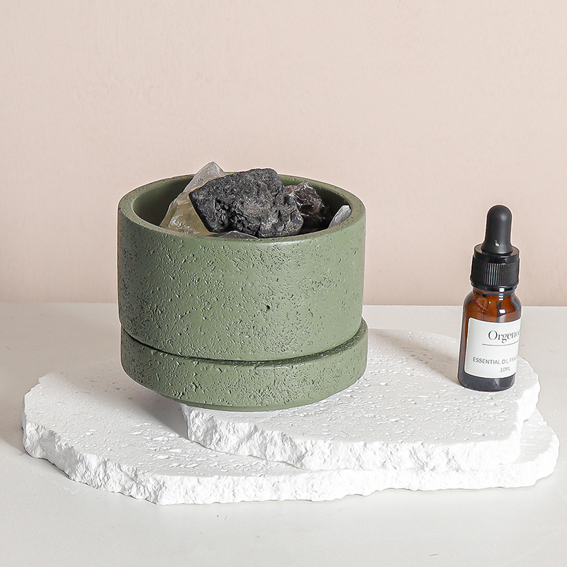 冰岛系列苔原无火香薰晶石精油轻奢家用卧室淡香持久香氛香薰摆件