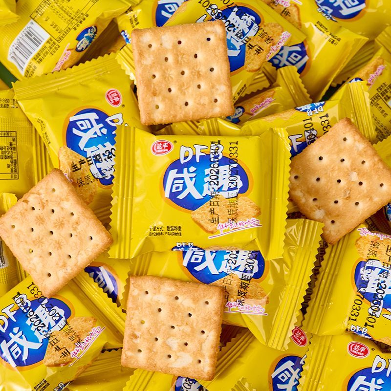 达丰咸趣饼干独立小包装清咸香脆可口办公室下午茶休闲解馋小零食