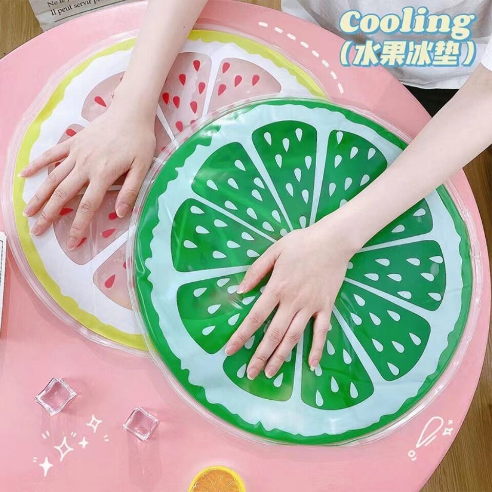趣味透明水果卡通夏季清凉坐垫