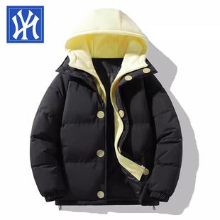 1折专区 美式 奥莱官方 新款 潮牌假两件棉服外套 2024年秋季