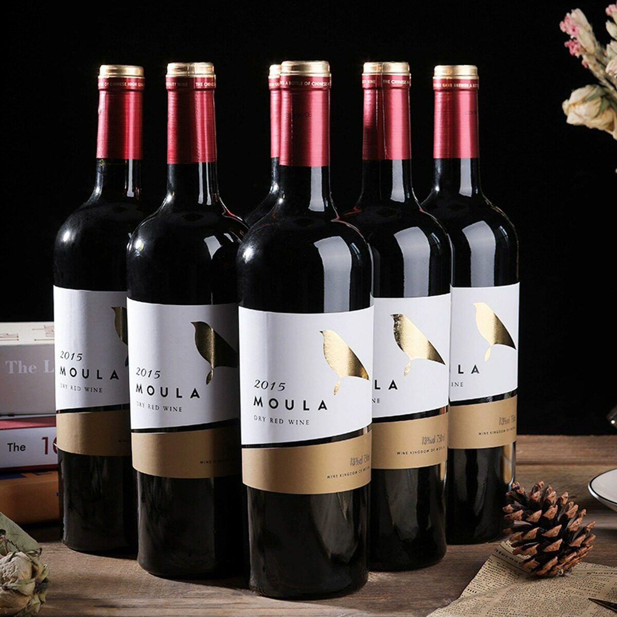 慕拉金鸟赤霞珠干红葡萄酒红酒13度整箱装750ml*6正品保证宴请