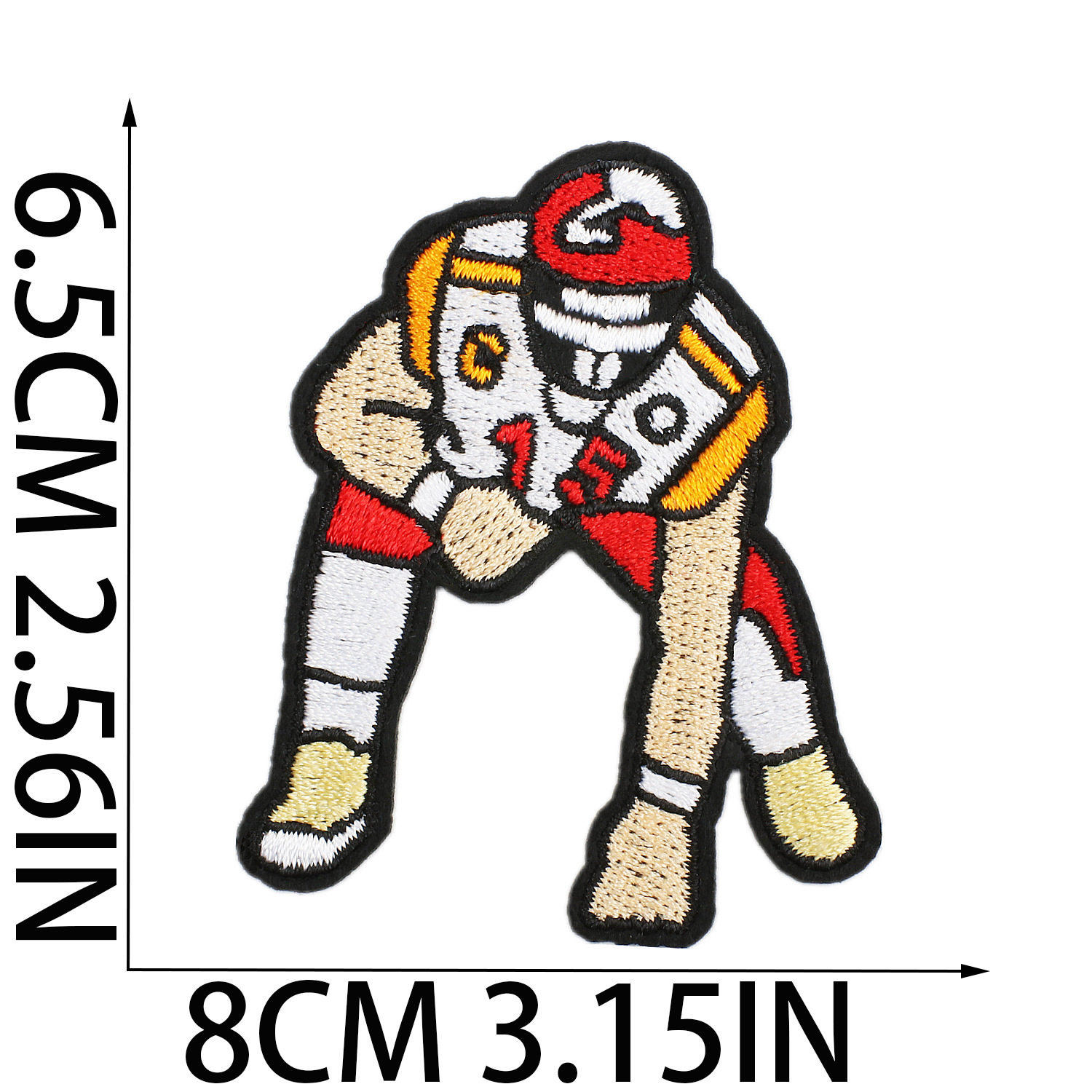 啸天超级碗主题刺绣布贴橄榄球赛补丁贴球衣球鞋装饰绣花标运动员