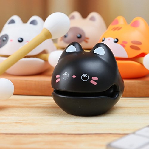 敲可爱萌宠功德小木鱼创意手办静心解压潮玩摆件儿童玩具批发