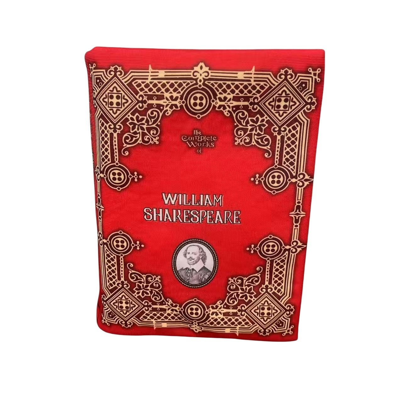 跨境新品莎士比亚毛绒创意玩具Shakespeare 抱枕书本公仔玩偶现货