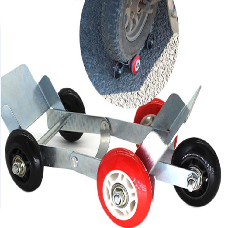 电动四轮爆胎助推器 电动车扎胎自救工具 瘪胎助推器摩托车拖车器