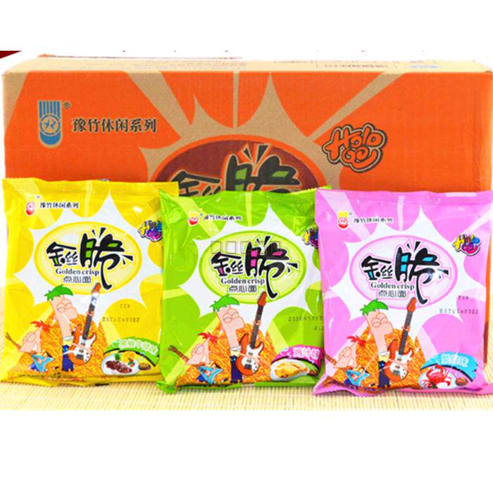 河南焦作豫竹金丝脆40包*53g方便面干吃面多省包邮