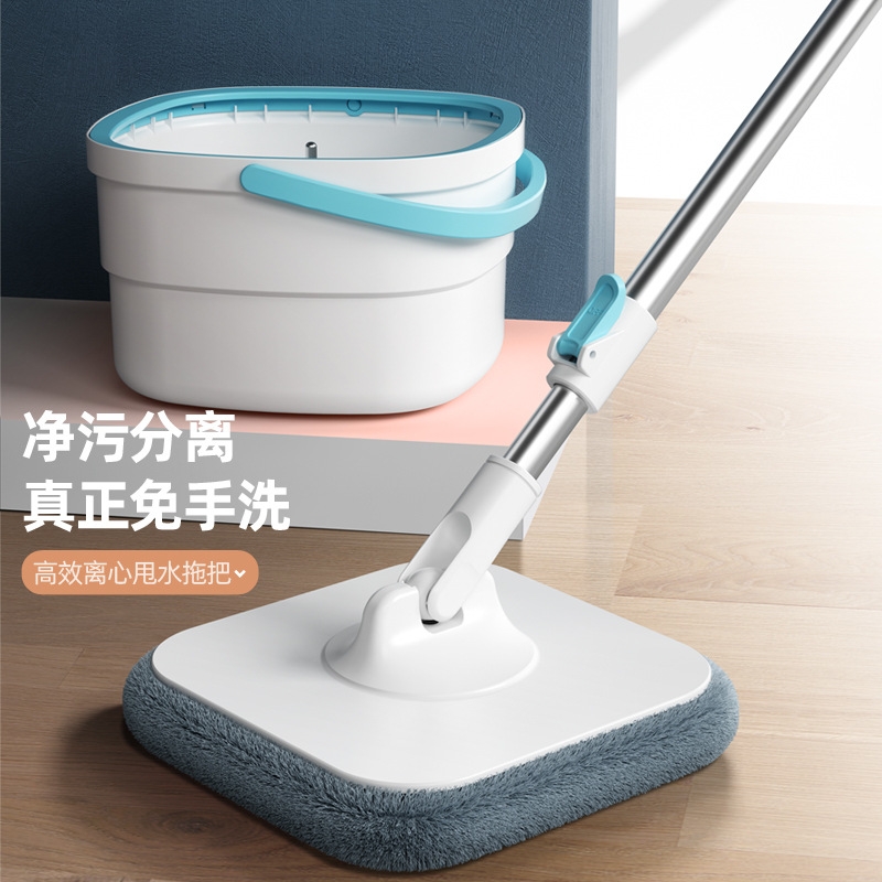 高端新型2024新款旋转拖把家用污水分离桶免手洗拖地桶懒人一拖净
