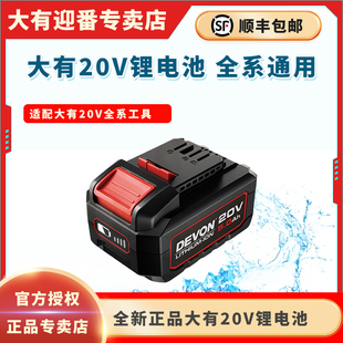 大有20伏锂电池5150电池20V电扳手5733电池5401电锤5.2AH电池2903