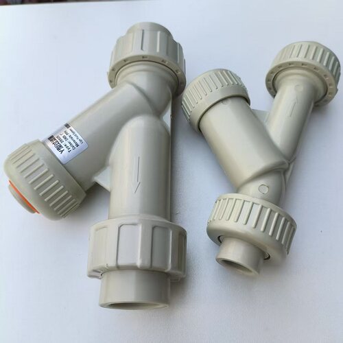 PP管道式塑料286型Y型过滤器