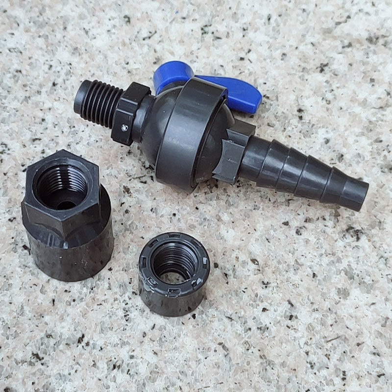 考克阀upvc/cpvc/pp/pvdf/塑料取样阀门 氧气阀接嘴 取水滴液接头