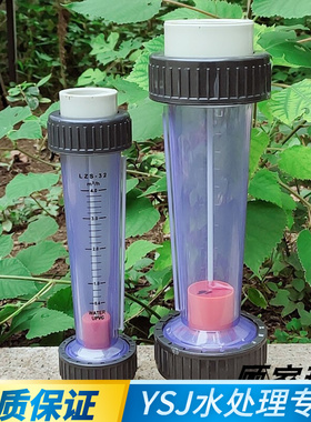 PP/PPH材质塑料转子DN15/25/32/50/65液体PPR浮子水流量计 管道式