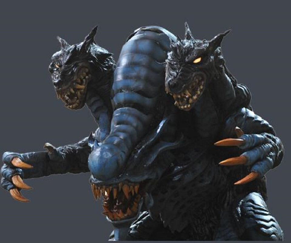 软胶怪兽人偶大小号伽汝布斯地狱犬伽鲁贝洛斯关节男女孩儿童玩具