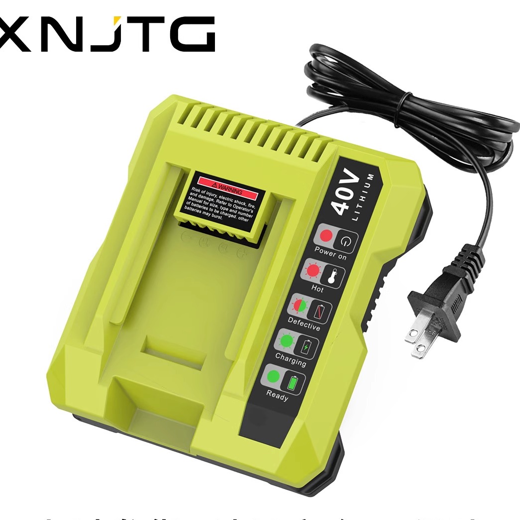 适用于RYOBI利优比36V-40V锂电池电池充电器OP401智能快充充电器
