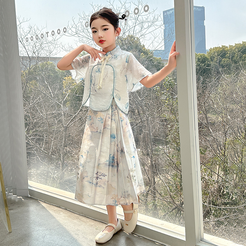 女童洋气套装夏ins风夏潮穿搭夏款潮宝舒服搭配高级感服饰潮款