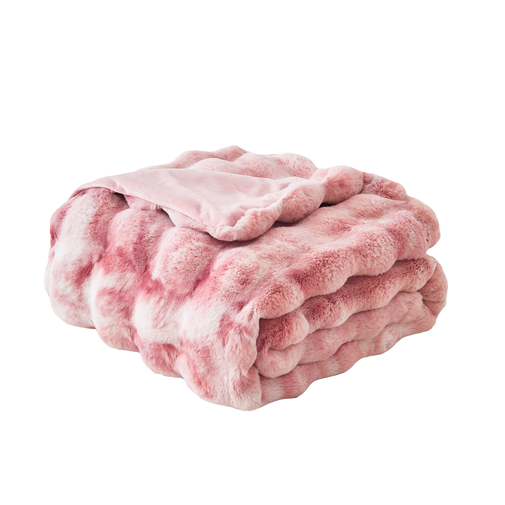 盒马招桃粉桃花运泡泡毯,床上用品,休闲毯/毛毯/绒毯,淘宝优惠券,粉丝福利购,淘宝优惠卷