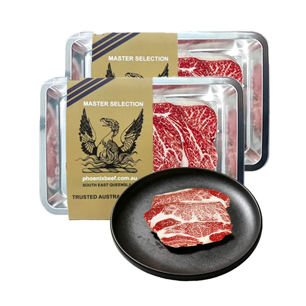Mort & Co 金凤凰 澳洲谷饲纯种和牛M6-7上脑火锅片 200g*2