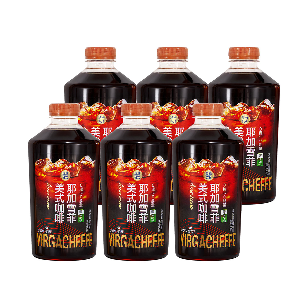 盒马 耶加雪菲美式咖啡 950ml*6瓶图片