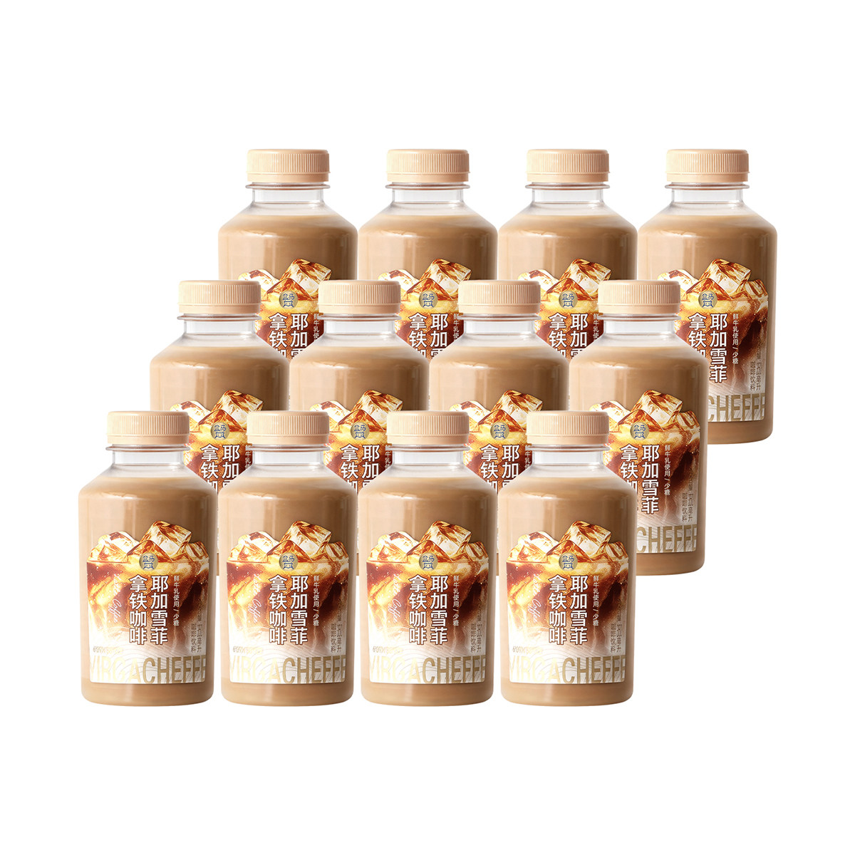 盒马 耶加雪菲拿铁咖啡 350ml*12瓶图片