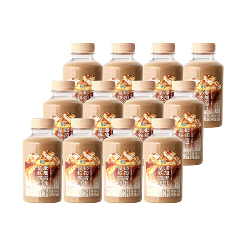 盒马 耶加雪菲拿铁咖啡 350ml*12瓶