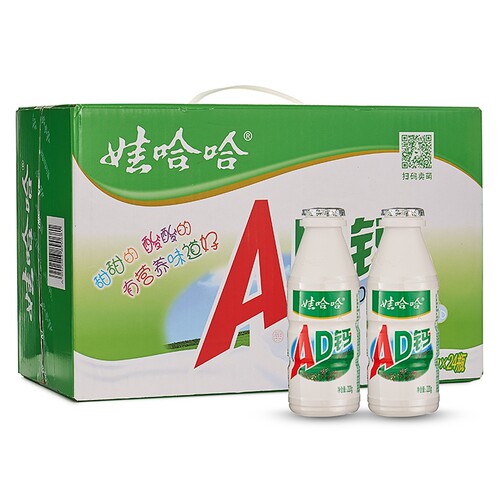 娃哈哈 AD钙奶 220g*24瓶