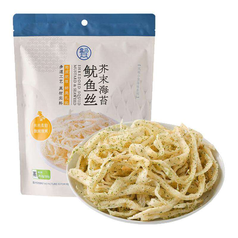 盒马 芥末海苔鱿鱼丝 308g