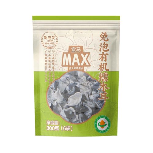 盒马MAX免泡有机糯木耳300g