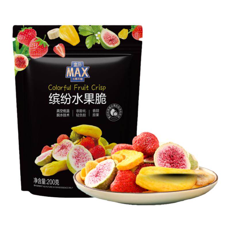 盒马MAX 缤纷水果脆 200g脆片水果干果脯零食