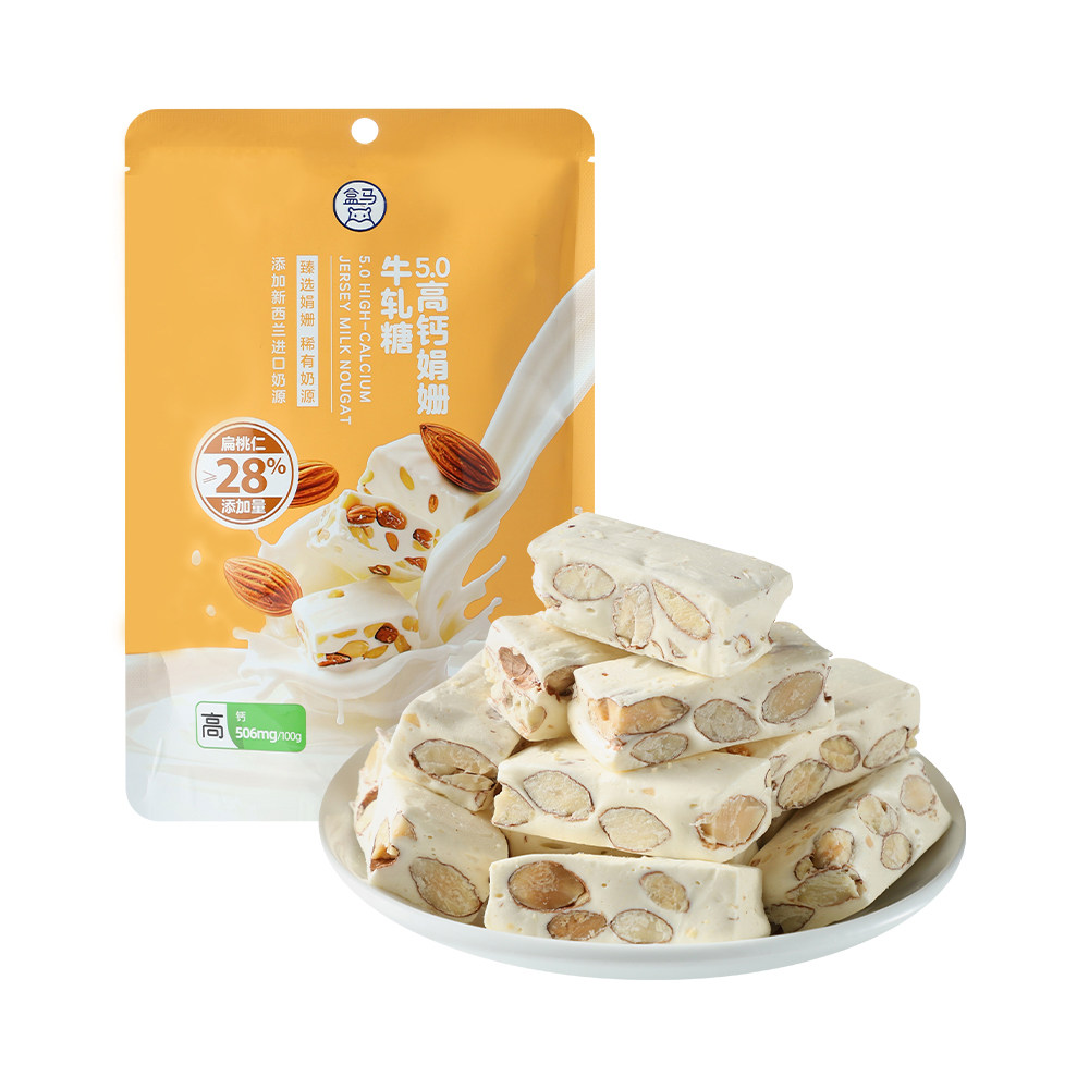 盒马 5.0高钙娟姗牛轧糖 368g糖果零食图片