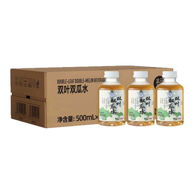 盒马 双叶双瓜水 500ml*15瓶桑叶荷叶苦瓜冬瓜干水