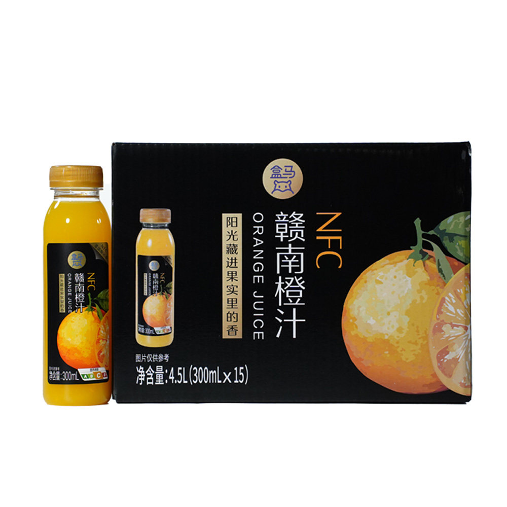 盒马 NFC赣南橙汁 300ml*15瓶