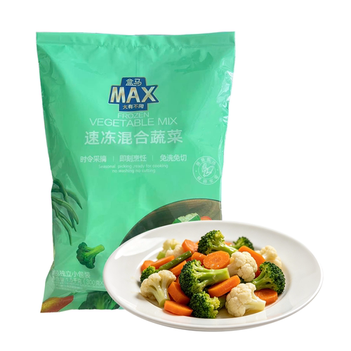 盒马MAX 速冻混合蔬菜 1.5kg(300g*5)