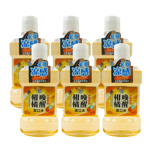 盒马 唤醒柑橘漱口水 250ml*6瓶